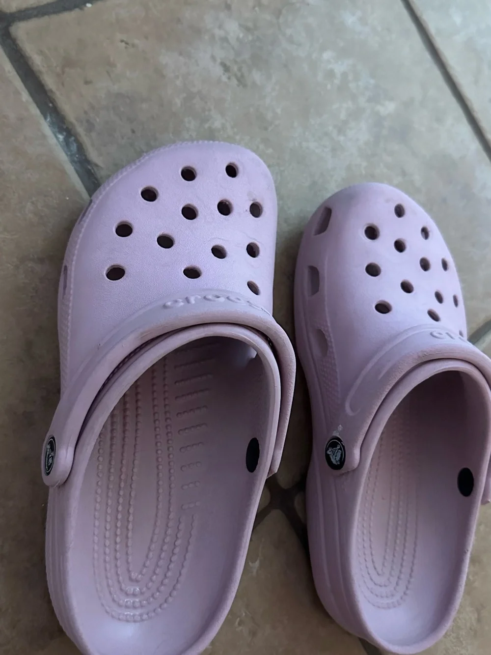 CROCS Kids Classic Clog in Pale Pink